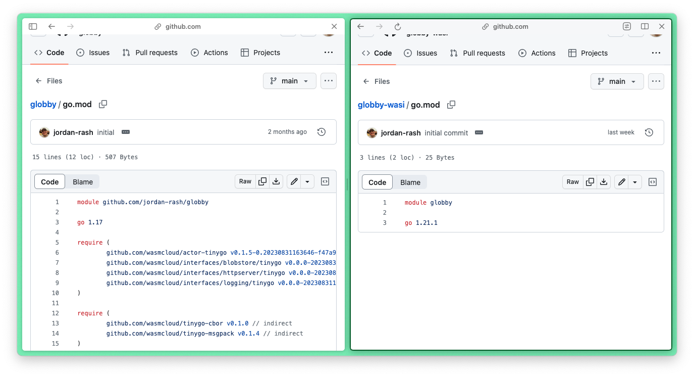 from wasmcloud specific dependencies to zero dependencies